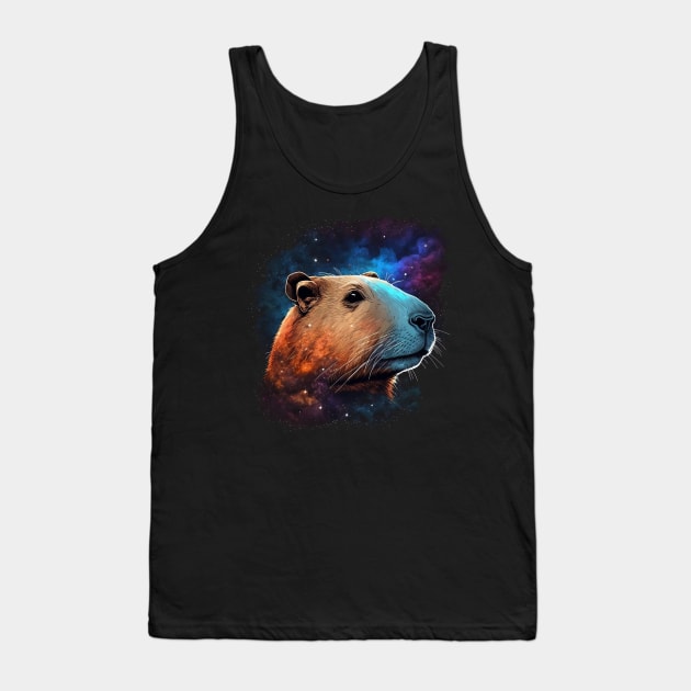 capybara Tank Top by a cat cooking